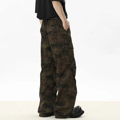 Load image into Gallery viewer, Men's Denim Pants New American High Street Straight Leg Jeans Print Niche Design Summer Handsome Menwear 2025 9W1532
