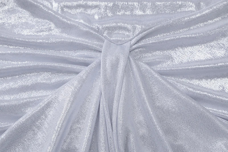 Sliver Spaghetti Strap Sexy Maxi Dress For Women Fashion Sparkle Sleeveless Backless Ruched Beach Club Sexy Long Dress