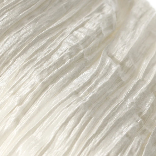 Load image into Gallery viewer, Women Silver Gray Textured Pleated Ruffles Vest Dress New Round Neck Sleeveless Fashion Tide Spring Summer 2025 7AB9278
