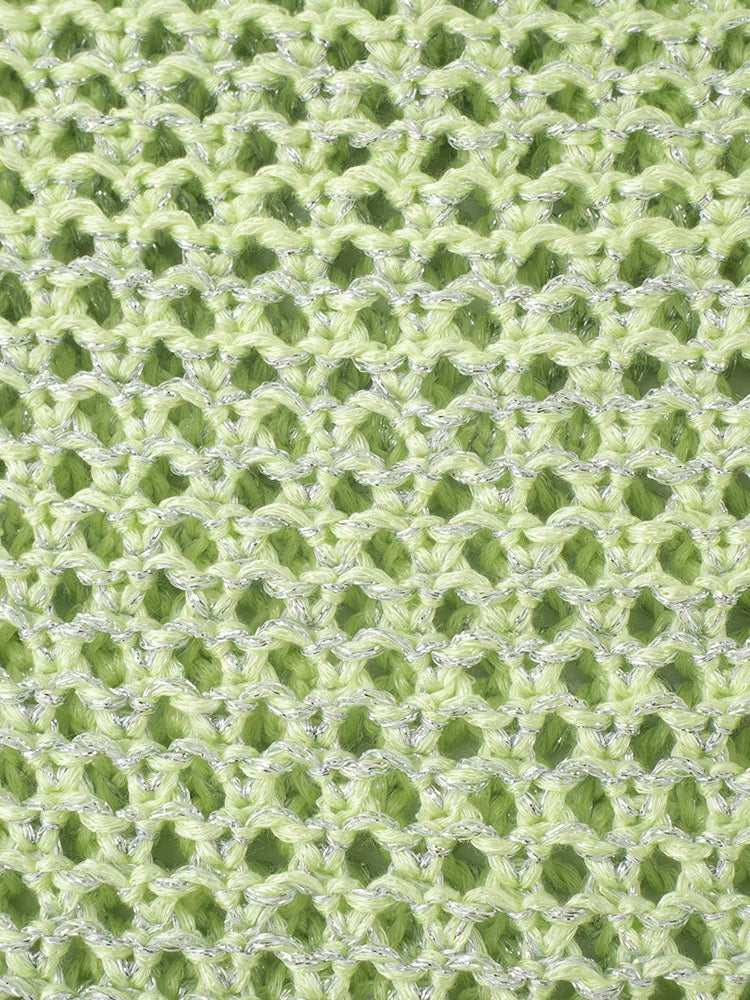 Spaghetti Strap Tassel Knit Mini Dress Women Summer New Hollow Out See Through Backless Beach Holiday Club Dress