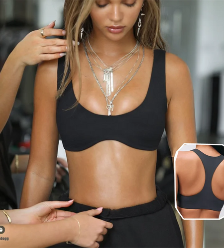 Pad Nude Sport Bra Vest Women Underwear Sportswear Quick-dry Jogging Fitness Top with Cups Ladies Gym Active Bra Yoga Wear