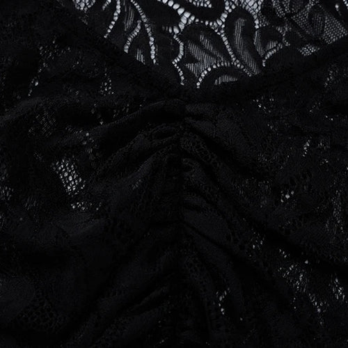 Load image into Gallery viewer, Lace Backless Sexy Maxi Dress For Women Gown Fashion Solid O Neck Long Sleeve Ruched Bodycon Club Long Dress Vestido
