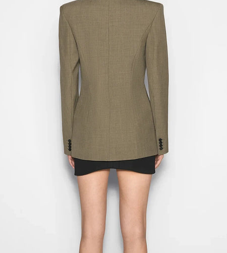 Hit Color Slimming Temperament Blazers For Women Lapel Long Sleeve Tunic Deaigner Chic Coat Female Fashion Style