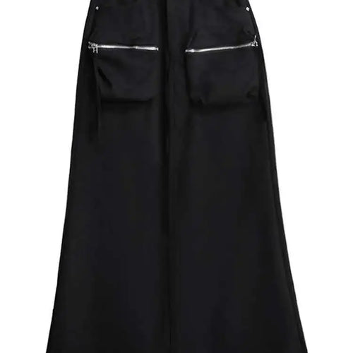 Load image into Gallery viewer, High Waist Leopard Print Pocket Shaped Long Straight Half-body Skirt Women Fashion Tide New Spring Autumn 2025 1DH8336
