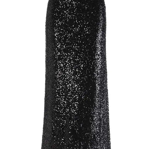 Load image into Gallery viewer, High Elastic Waist Gray Sequins Shining Elegant Long Half-body Skirt Women Fashion Tide New Spring Autumn 2025 1DH7488
