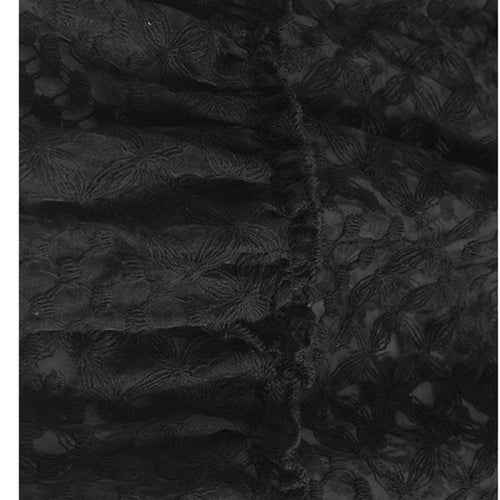 Load image into Gallery viewer, Women Black Mesh Bandage Perspective Elegant Vest Dress New Round Neck Sleeveless Fashion Spring Summer  2025  1DJ0918
