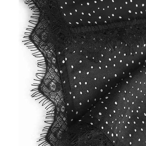 Load image into Gallery viewer, Women Gray Color-block Dot Big Size Long Elegant Dress New Round Neck Short Sleeve Fashion Spring Summer 2025  1DH6007
