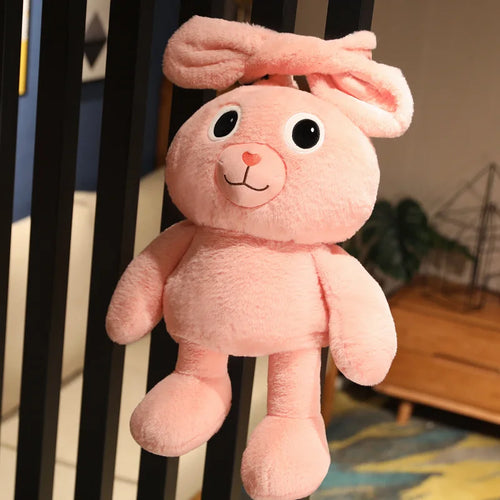 Load image into Gallery viewer, 100cm New Creative Pull Ear Rabbit Anime Rabbit Plush Toy Pink Rabbit Doll Adjustable Length Long Ear Rabbit Birthday Gift
