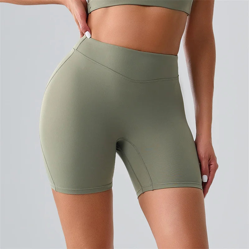 Women's Seamless Leggings Side Pockets Sports High Waist Hip Lifting Tummy Control GYM Tights Workout Fitness Elastic Yoga Pants