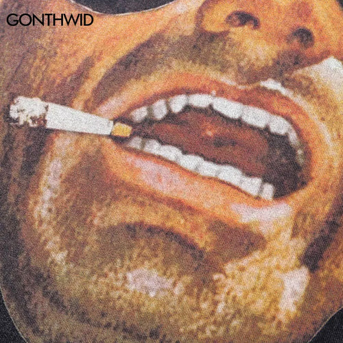 Load image into Gallery viewer, Men Vintage Tshirt Funny Graphic Print Black Oversized T-Shirt Streetwear Hip Hop Harajuku Cotton Loose Summer Fashion Top Tees
