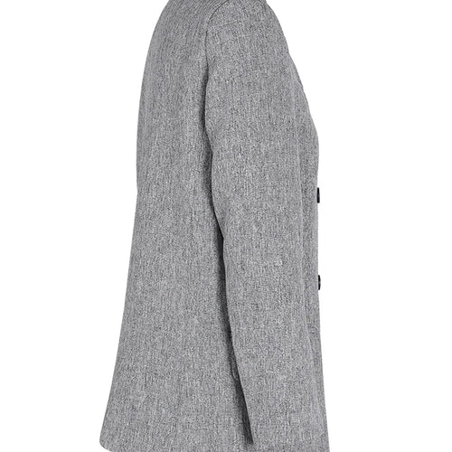 Load image into Gallery viewer, Women Gray Brief Double Breasted Elegant Blazer New Lapel Long Sleeve Jacket Fashion Tide Spring Autumn 2025 CPG1170
