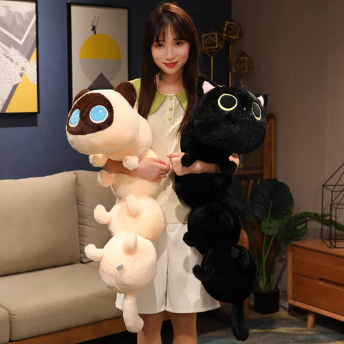 Load image into Gallery viewer, 50/80/130CM Creative Cat Caterpillar Plush Toys Stuffed Soft Animal Long Pillow Funny Bed Cushion for Children Kids Gift
