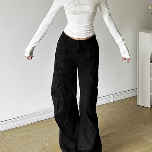 Load image into Gallery viewer, 2025 Harajuku Letter Diamond Vintage T-shirt Women Slash Neck Y2k Aesthetic Grunge Crop Tees Streetwear Slim Fit Autumn Tshirts
