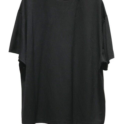 Load image into Gallery viewer, Women White Pocket Color-block Big Size T-shirt New Round Neck Short Sleeve Fashion Tide Spring Summer 2025 1DJ0213
