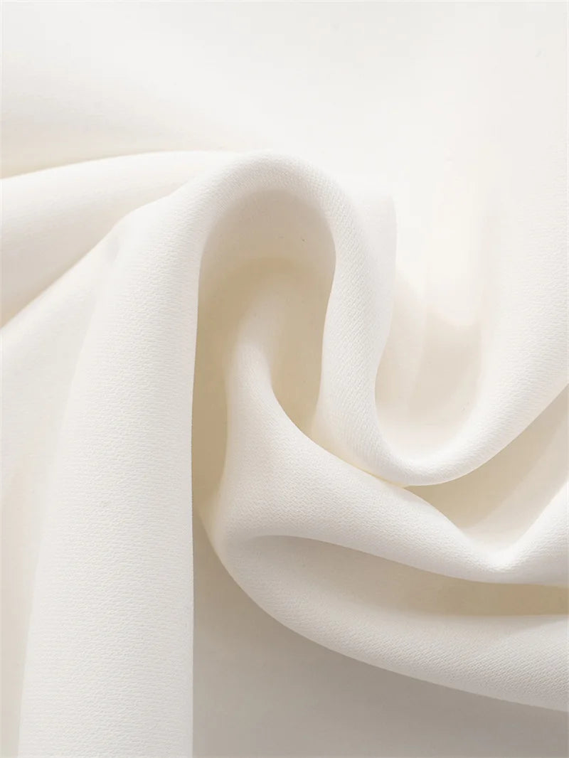 Halter Off-shoulder Backless Sexy Mini Dress Women White Hollow Out Strapless Lace-up A-line Club Dress Summer 2025