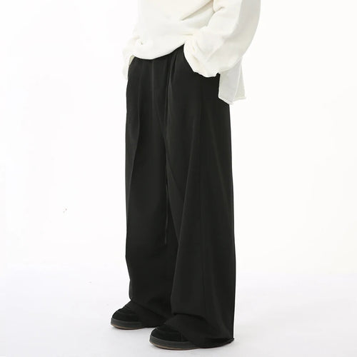 Load image into Gallery viewer, Autumn Men&#39;s Suit Pants New Stylish Casual Loose Fit Straight Wide Leg Trousers Pocket Korean Style Men&#39;s Wear 9C6951
