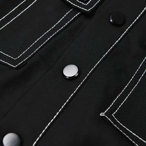 Load image into Gallery viewer, Black Jacket Big Size Wide Leg Pants Two Piece Suit New Lapel Long Sleeve Women Fashion Tide Spring Autumn 2025  CPG0425
