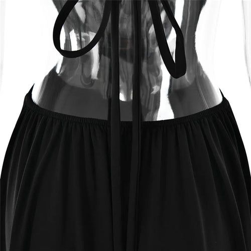 Load image into Gallery viewer, One Shoulder Diagonal Collar Backless Sexy Maxi Dress For Women Robe Fashion Off-shoulder Sleeveless High Split Dress
