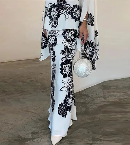 Modest Muslim Woman Skirts 2025 Summer Autumn Spring Elegant Dubai Abaya Loose High Waiste Bottom Dresses for Women