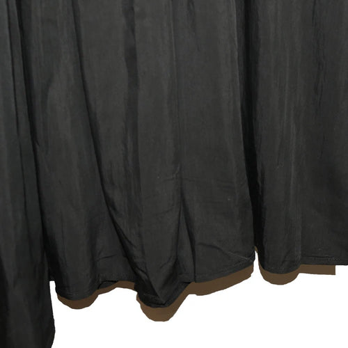 Load image into Gallery viewer, Women Black Irregular Pleated Big Size Midi Dress New Round Neck Short Sleeve Fashion Tide Spring Summer 2025 1DJ0851
