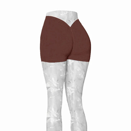 Load image into Gallery viewer, 24Colors Nylon Back V Butt Yoga Pants Women High Waist Fitness Workout Gym Running Scrunch Leggings Shorts Active Wear
