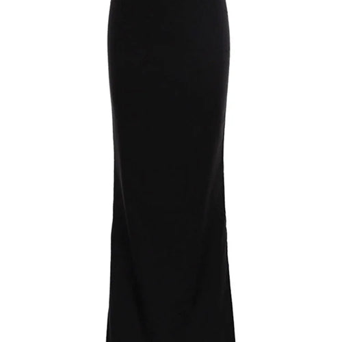 Load image into Gallery viewer, Fashion For Women Black Long Skirts High Waist Slim Seamless Elegant Ladies Gown Casual Summer 2024 New Female Maxi Skirts
