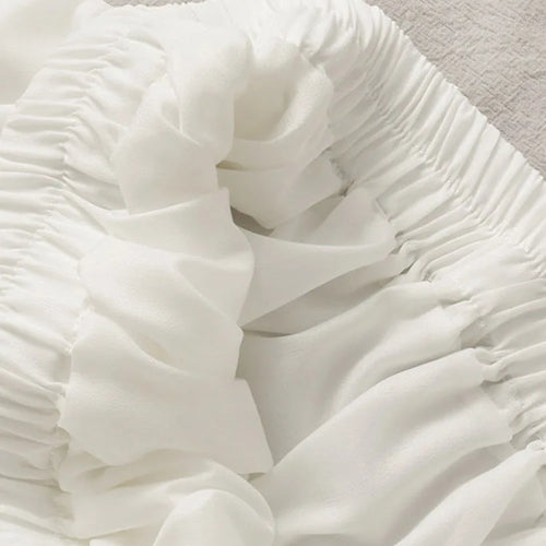 Load image into Gallery viewer, Women&#39;s Summer Sexy High Waist Slim Pleated A Line Mini Skirts Korean Fashion Casual Short Black White Skirt Alt Clothes Female
