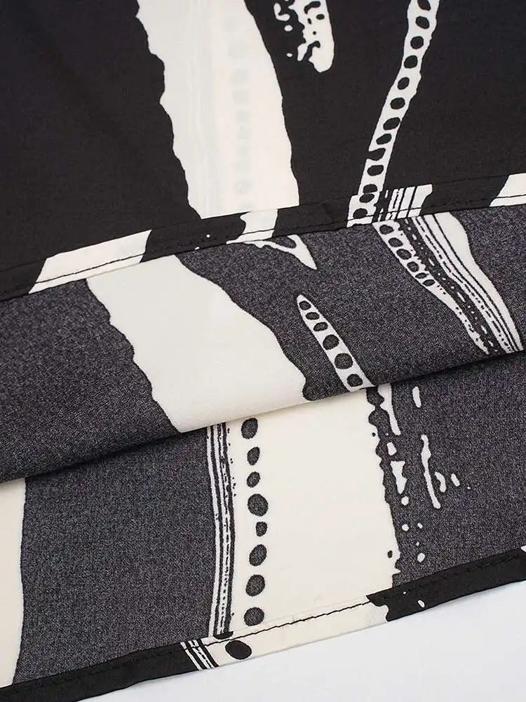 Women Beige Striped Printed Belted Elegant Midi Dress New V-Neck Sleeveless Fashion Tide Spring Summer 2025 CPG1504