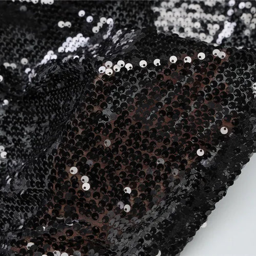 Load image into Gallery viewer, Sheer Mesh Spaghetti Strap Sexy Maxi Dress For Women Gown Glitter Sleeveless Backless High Waist Bodycon Club Dress
