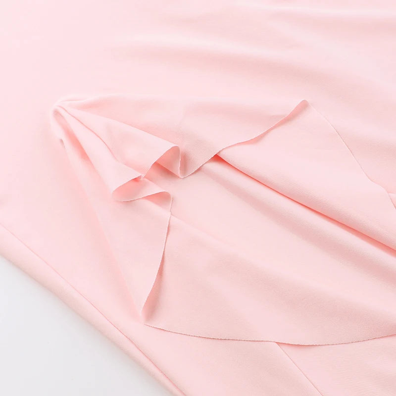 Elegant Sleeveless Ruffles Sexy Long Dress For Women Summer New Deep V Neck Backless Thigh High Split Maxi Dress