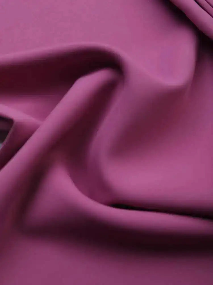 Women Purple Red False Two Big Size Short Blazer New V-neck Long Sleeve Jacket Fashion Tide Spring Autumn 2025 CPG1158