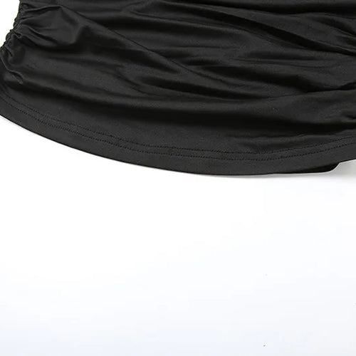 Load image into Gallery viewer, Sexy Sleeveless Skirt Two Pieces Sets For Women Metal Buckle Backless Tops And Thigh Split Long Skirt Two Pieces Sets
