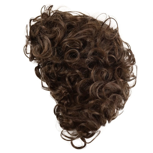 Load image into Gallery viewer, Curly Black Women Wig Short Brown Synthetic Wigs Female Hairstyles Casual Style Replacement Afro Curls Natural Mommy Wigs Soft
