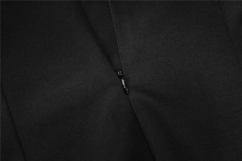 Off-shoulder Long Flare Sleeve Sexy Mini Blazer Dress For Women Autumn Winter New Strapless Backless Elegant Dress