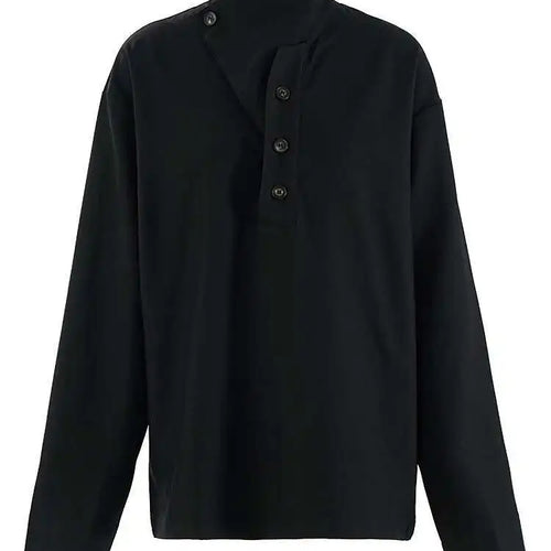 Load image into Gallery viewer, Women Brown Button Big Size Elegant Blouse New Stand Collar Long Sleeve Shirt Fashion Tide Spring Autumn 2025 CPG2267
