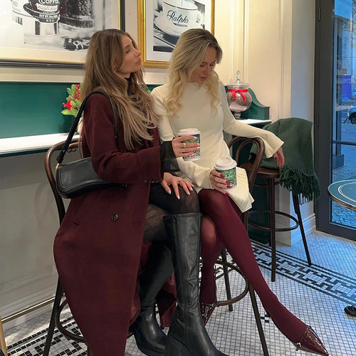 Load image into Gallery viewer, Half High Collar Long Sleeve Knit Mini Dress For Women Autumn Winter New Solid High Waist Pleated Knit Sweater Dress
