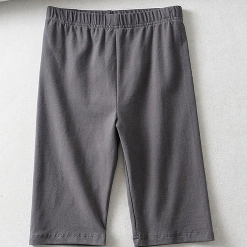 Load image into Gallery viewer, sexy women cotton high waist elastic pure color slim Knee-Length bike shorts female
