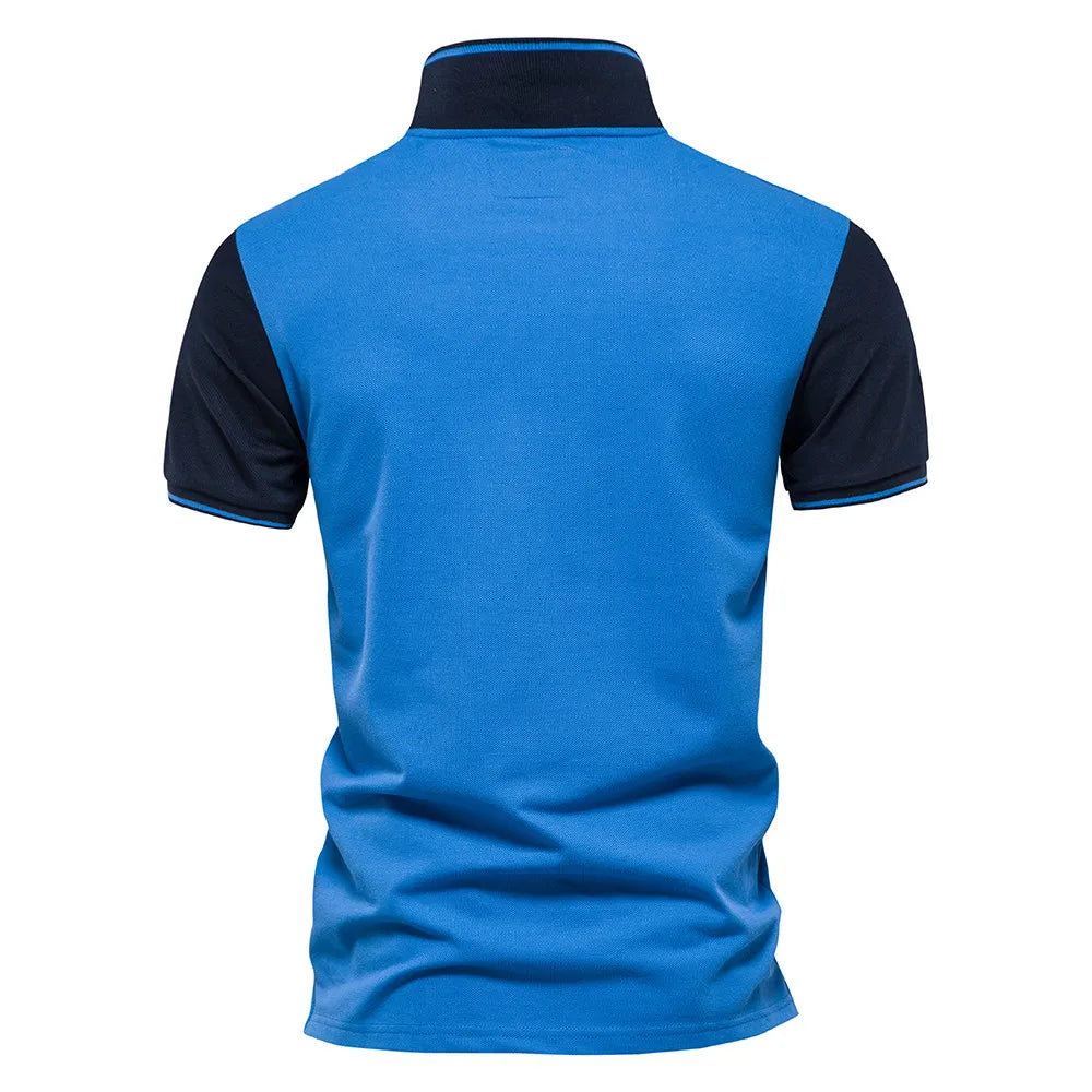 Brand Quality Cotton Polo Shirts for Men Short Sleeve Football Polo Men Casual Fashion Male Polo Shirt Top Clothing