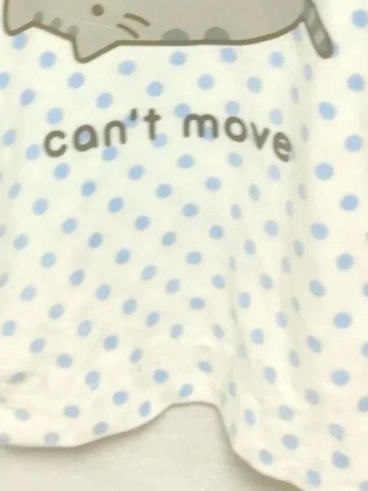 Japanese Fairy Loose Long Sleeve T-shirt 2025 Casual Y2k Aesthetic Kawaii Cartoon Tops Women Autumn Sweet Harajuku Grunge Tees