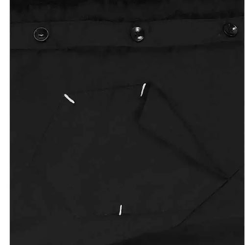 Load image into Gallery viewer, Women Black Irregular Hem Burr Big Size Blouse New Lapel Short Sleeve Shirt Fashion Tide Spring Summer 2025 1DH6182
