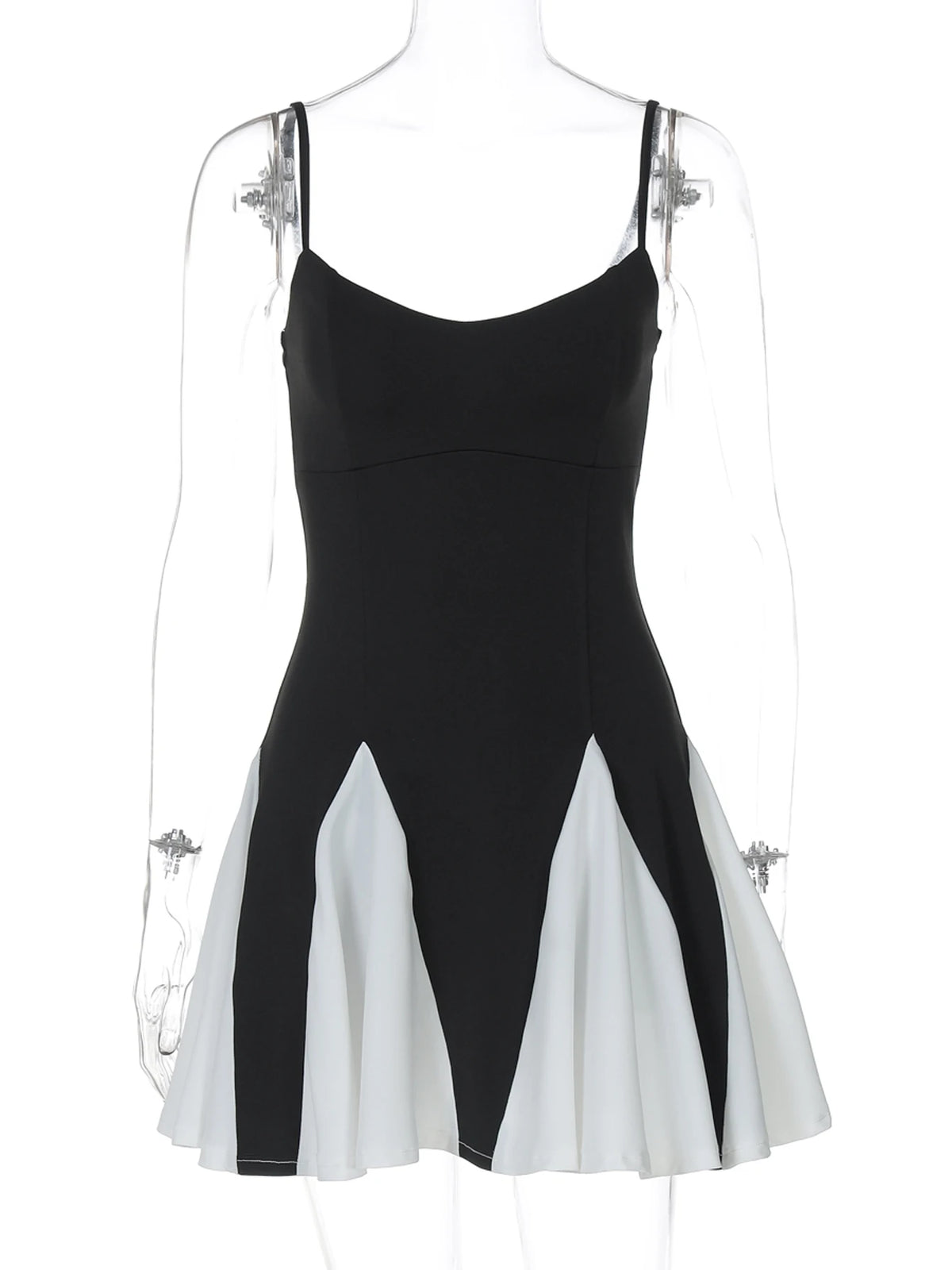 Matching Color Slips Sexy Bodycon Pleated Mini Prom Dress Summer Women Elegant Y2K Outfits Birthday Party Vacation