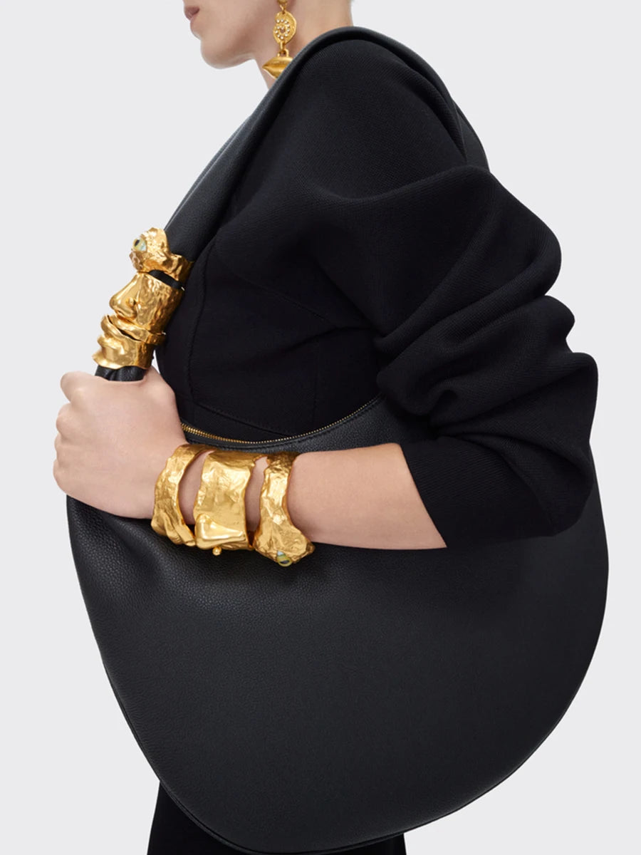 Solid Spliced Breasted Elegant Two Piece Sets for Women Round Neck Long Sleeves Top High Waist Skirt Set Female New