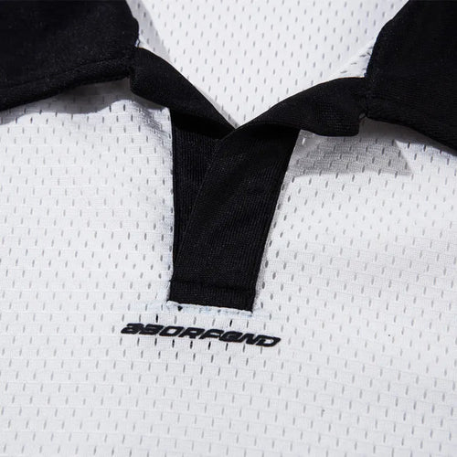 Load image into Gallery viewer, Vintage Mesh Jersey T-Shirt Y2K Graphic Printed Patchwork Sport Tshirt Streetwear Hip Hop Baggy Breathable Quick Drying Top Tee
