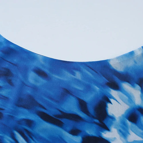 Load image into Gallery viewer, Halter Backless Print Sexy Maxi Dress For Women Gown Elegant Blue Printed Lace-up Sleeveless Evening Long Dress
