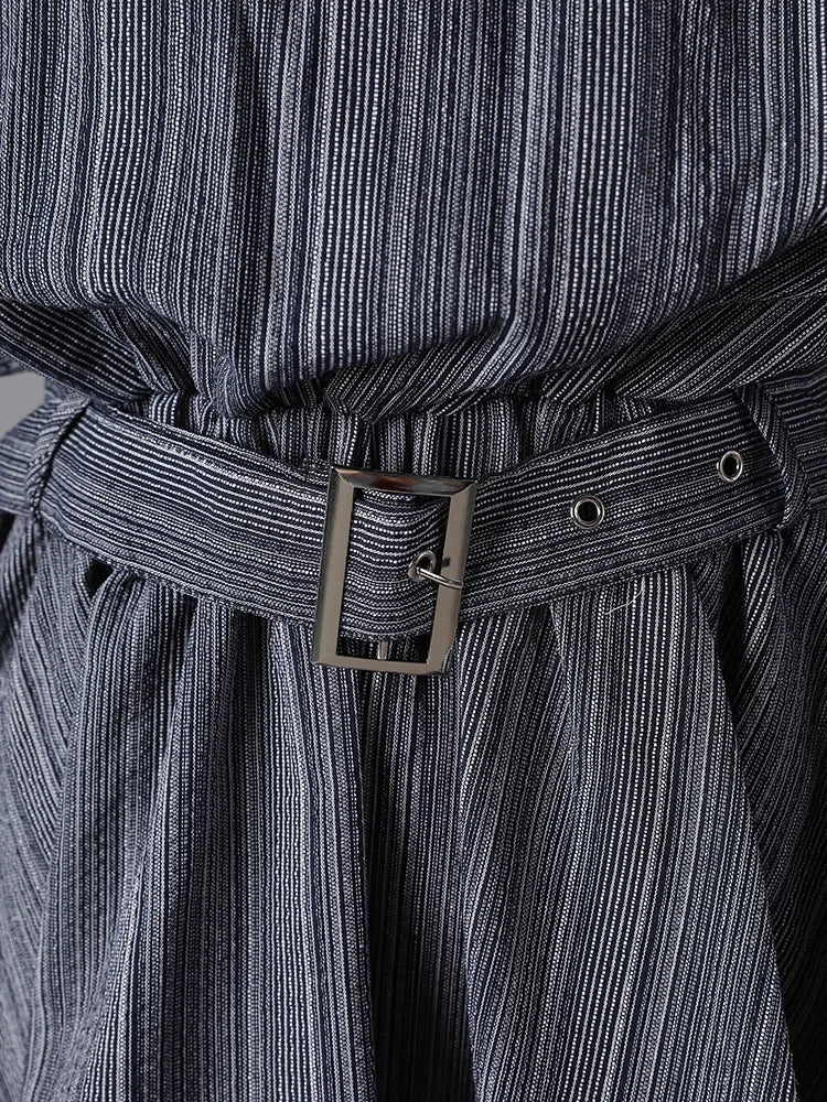 Women White Belted Elegant Spaghetti Strap Mini Dress New Round Neck Sleeveless Fashion Tide Spring Summer 2025 CPG3145