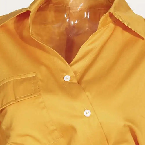 Load image into Gallery viewer, Women White Irregular Bandage Slit Shirt Dress New V-Neck Long Sleeve Loose Fit Fashion Tide Spring Autumn 2025 1DE9884
