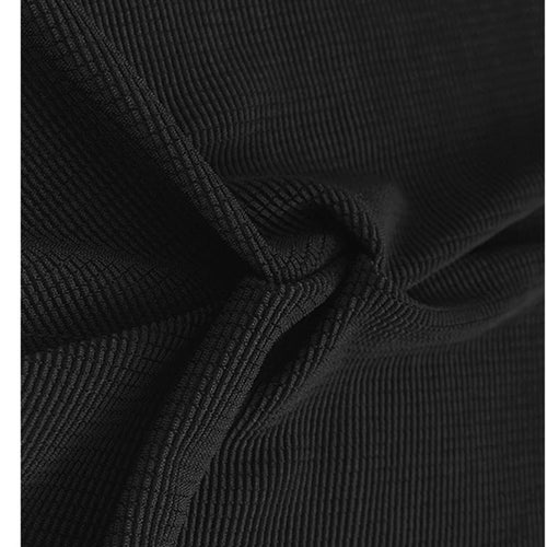 Load image into Gallery viewer, Women Black Irregular Pleated Big Size Casual T-shirt New Round Neck Short Sleeve Fashion Tide Spring Summer 2025 1DJ1318
