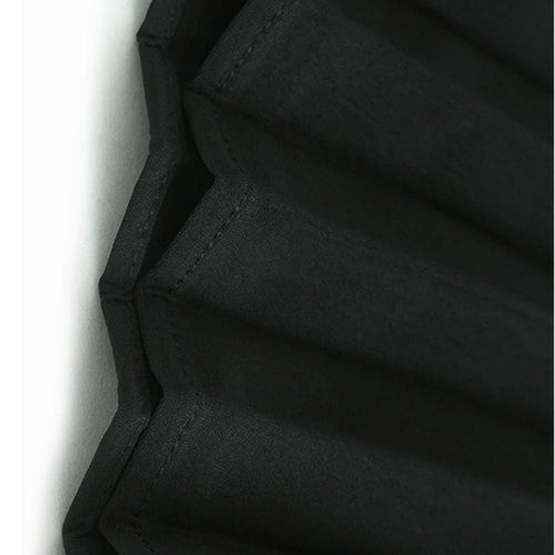 Load image into Gallery viewer, High Elastic Waist Gray Black Color-block Pleated Wide Leg Pants New Trousers Women Fashion Spring Autumn 2025 1DJ1582
