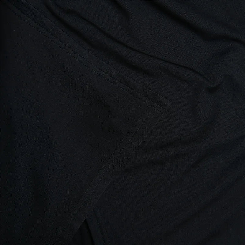 Oblique Shoulder Thigh High Split Maxi Dress Women Long Sleeve Backless Bodycon Sexy Club Party Long Dress Vestidos