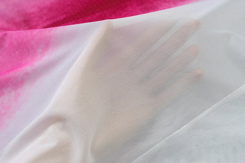 Mesh Floral Print Sexy Maxi Dress For Women Gown Off-shoulder Strapless Sleeveless Backless Bodycon Club Long Dress